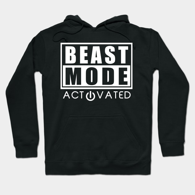 Beast Mode Bodybuilding Gym Sport Hoodie by WorkoutQuotes